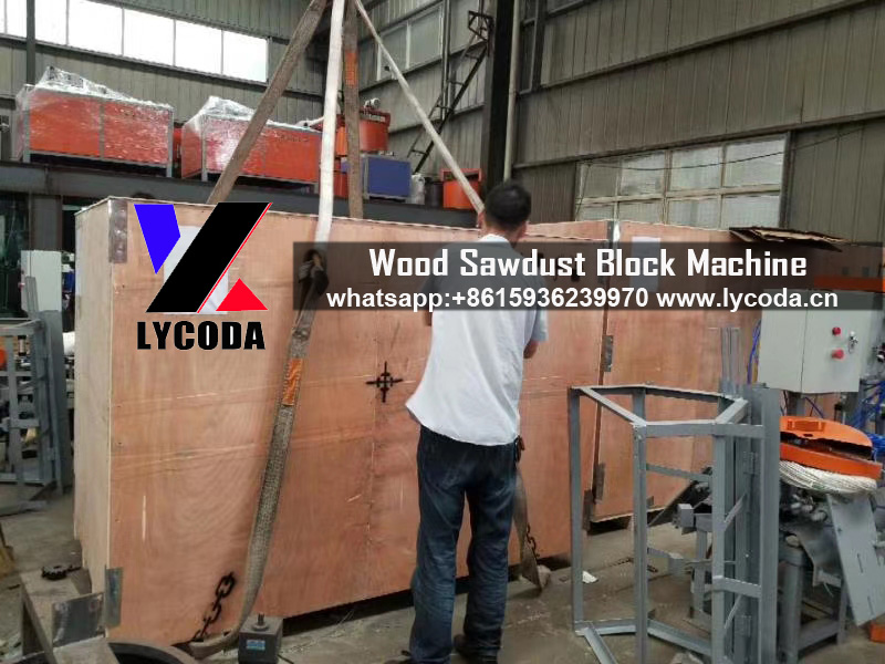 Wood block machine