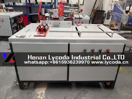 3 sets wood block cutting saw machine packed well for shipping