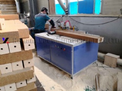 Wood Sawdust Block Cutting Machine